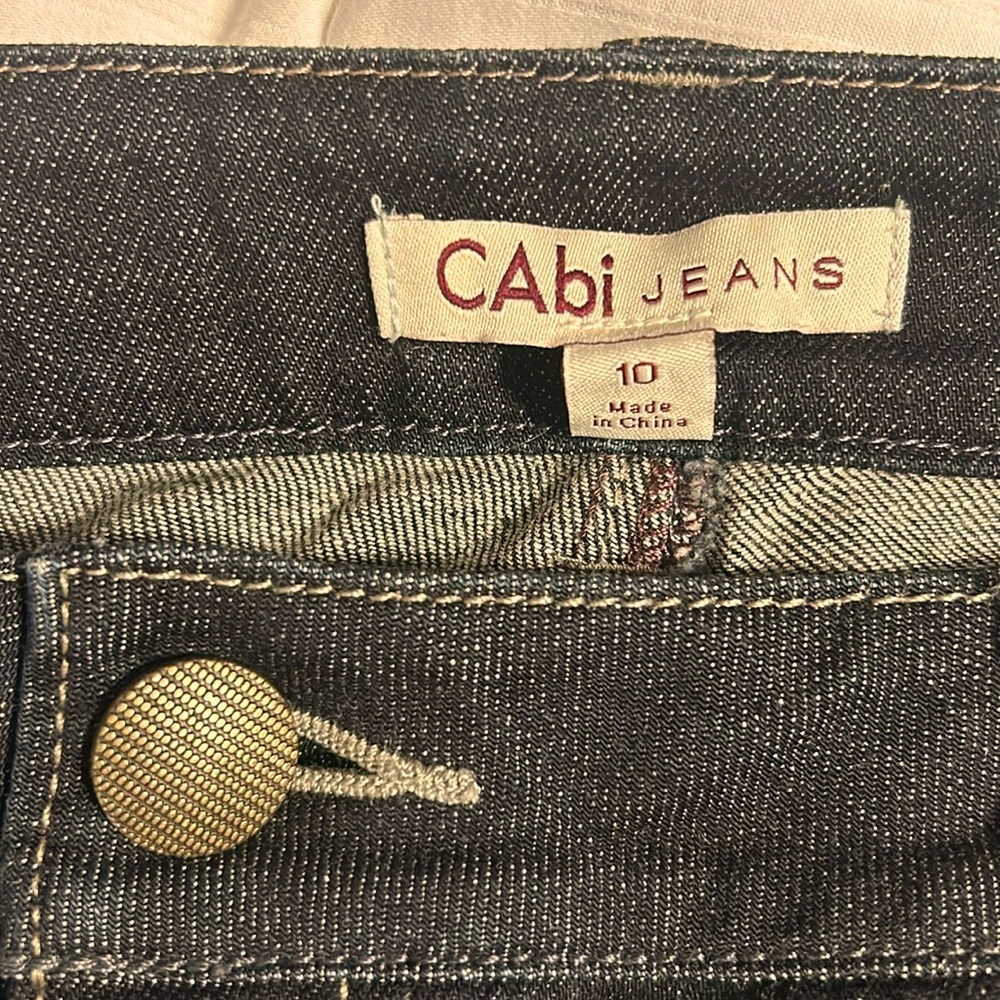CAbi Style #652L Jeans Size 10 Long